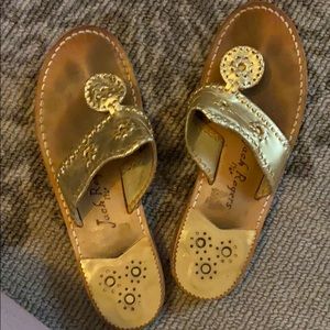 Jack Rogers size 9 gold